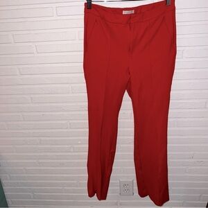 Anthropologie Red The Essential Trouser Wide Leg Dress Pants, Women’s Size 8